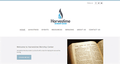 Desktop Screenshot of harvestimeworshipcenter.com