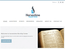 Tablet Screenshot of harvestimeworshipcenter.com